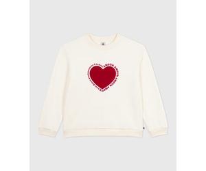 Sweatshirt femme en coton Petit Bateau - écru - Taille XS XS blanc cassé