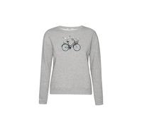Sweatshirt femme Greenbomb Bike Seagulls Canty Gris S