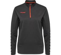 Sweatshirt femme Hummel demi-zip hmlAUTHENTIC Gris M