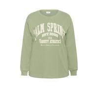Sweatshirt femme KAFFE Curve Curve KCsus Vert S