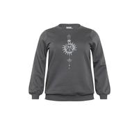 Sweatshirt femme KAFFE Curve Sunna Noir S