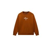 NAPAPIJRI Sweat-shirt marron / blanc, Taille L