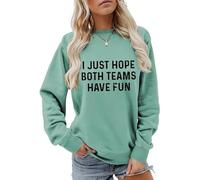 Sweatshirt Femme Oversize Casual, Sweat-Shirt Graphique - Haut décontracté à col Rond en Molleton Doux pour Un Confort Quotidien. Design imprimé élégant.