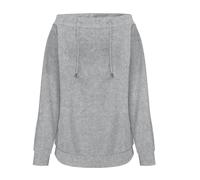 Sweatshirt Femme Oversize Fashion, Women’s Hoodless Sweatshirt Solid Color Off Shoulder Shoulder Loose Casual Pullover Top