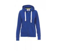 Sweatshirt femme - Payper - Hawaii+ - Coupe cintrée - Full zip - Bleu roi