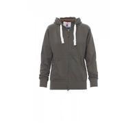Sweatshirt femme - Payper - Hawaii+ - Coupe cintrée - Full zip - Gris foncé M