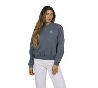 Salty Crew Queen Palm Sweatshirt Bleu S Femme