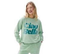 Sweatshirt femme She is Sunday Ciao Bella Vert S