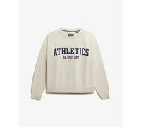 Superdry Athletic Essential Relaxed Applique Sweatshirt Beige S Femme