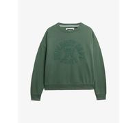 Superdry Athletic Tonal Applique Sweatshirt Vert L Femme