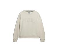 Superdry Athletic Tonal Applique Sweatshirt Beige XL Femme