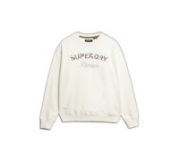 Sweatshirt femme Superdry British Design Blanc M