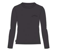 Superdry - Essential Logo Gd Rib Ls Top - T-shirt femme Bison Black - M