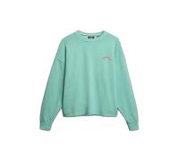 Sweatshirt femme Superdry Essential Logo Gd Relax Vert S