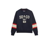 Sweatshirt femme Superdry Preppy Bleu S