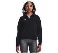 Sweatshirt Femme - UNDER ARMOUR - Rival Demi-Zippée - Noir - Manches longues - Col montant M