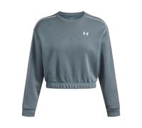 Under Armour Rival Fleece Piped Crew Sweatshirt Gris L Femme