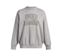 Under Armour Sweat-shirt Rival Fleece Oversized Crew Halo Gris Taille L Femme