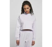 Sweatshirt femme Urban Classics cropped oversized high neck crew-grandes tailles Violet 2XL