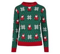 Sweatshirt femme Urban Classics santa christmas (grandes tailles) Vert 4XL