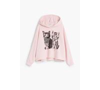 Sweatshirt fille Desigual Cats Rose 7/8 ans