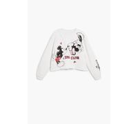 Sweatshirt fille Desigual Mickey Blanc 11/12 ans
