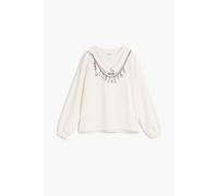 Sweatshirt fille Desigual Superstar Blanc 5/6 ans