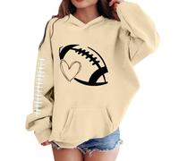 Sweatshirt Fille Mignon Pas Cher Ample Chaud Sweat Capuche Décontracté Manches Longues Tops Oversize en Polaire Gym Jogging Running Course Survêtement pour Filles Sweatshirts Ecole