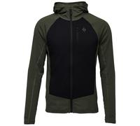 Black Diamond - Polaire isolante et polyvalente - M Coefficient LT Hybrid Hoody Tundra-Black pour Homme en Nylon - Taille M - Kaki Kaki M