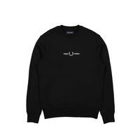 Sweatshirt Fred Perry Embroidered Noir S