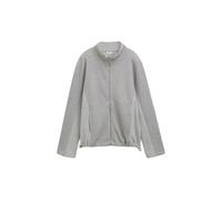 Sweatshirt full zip structurÃ© femme Tom Tailor Gris XS
