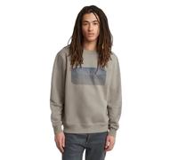 G-Star Sweatshirt Stacked Old Skool Logo Beige L Homme