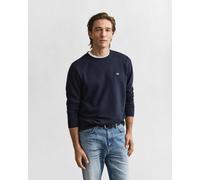 GANT Sweatshirt Shield Crew bleu marine - M