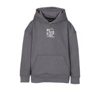 Sweatshirt garçon gris KAPORAL ERMAN - Poche Kangourou - Inscriptions effet velours 8 ans