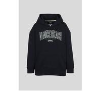Sweatshirt garçon KAPORAL ORTY - Bleu - Manches longues - Col capuche 10 ans