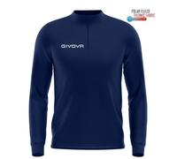 Sweatshirt - GIVOVA - 500 - 1/2 zip - Navy blue - 2XL - 100% polyester XXL