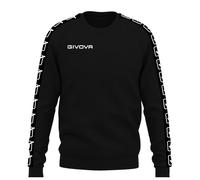 Sweatshirt - GIVOVA - Banda - Noir - 100% coton - Col rond - Manches longues XXL