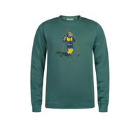 Sweatshirt Greenbomb Animal Donkey Ski Wild Vert L