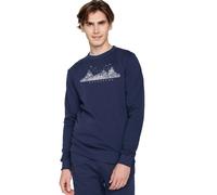 Sweatshirt Greenbomb Nature Mountain Logo Bleu L