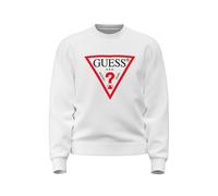 Sweatshirt Guess Red Triangle Fleece Blanc L