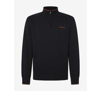 Sweatshirt Hackett Knit Half Zip noir orange - M