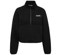 Sweatshirt half zip femme Hummel Tech Fleece Boxy Noir M