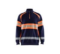 Sweatshirt haute visibilitÃ© Blaklader Bleu XS