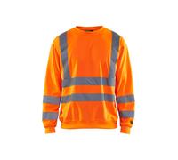 Sweatshirt haute visibilitÃ© Blaklader Orange 4XL