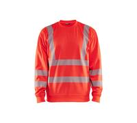 Sweatshirt haute visibilitÃ© Blaklader Rouge XL