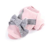 Sweatshirt Hiver Flanelle Petit Chien Chihuahua Yorkshire à Capuche vêtements Veste de Chien Rose