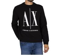 Sweatshirt Homme Armani Exchange Noir 171399 - Manches Longues - Col Rond - Coton et Élasthanne M