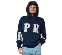 Sweatshirt Homme KAPORAL RIO - Bleu - Coupe confort - Poche kangourou - Imprimé craquelé XXXL
