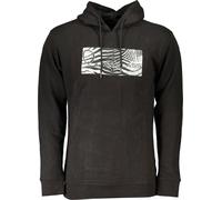 Sweatshirt homme noir sans fermeture éclair - sweat à capuche avec impression, taille : 3XL Couleur : Nero