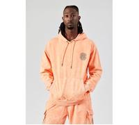 Sweatshirt homme orange KAPORAL BLAST - Poche kangourou - Manches longues - Col capuche S